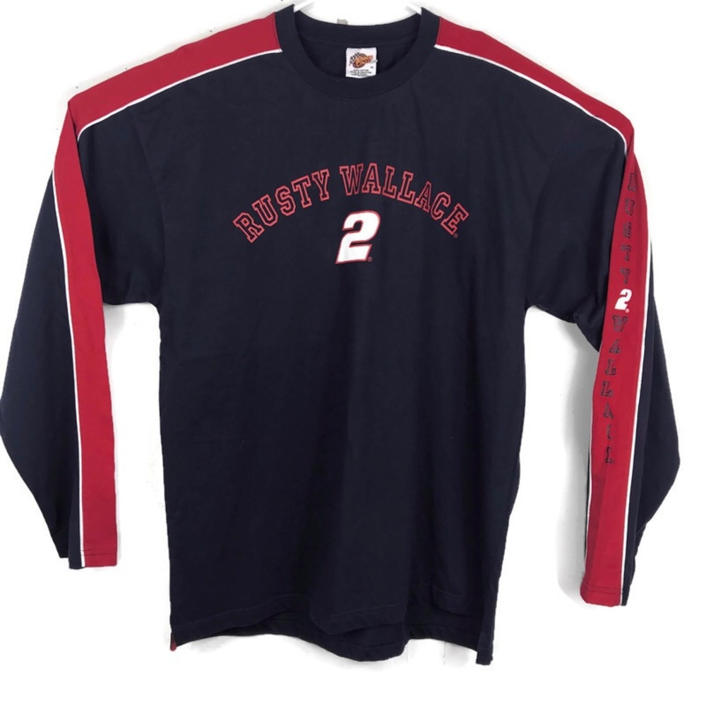 NASCAR Rusty Wallace LS Shirt New Without Tag XL